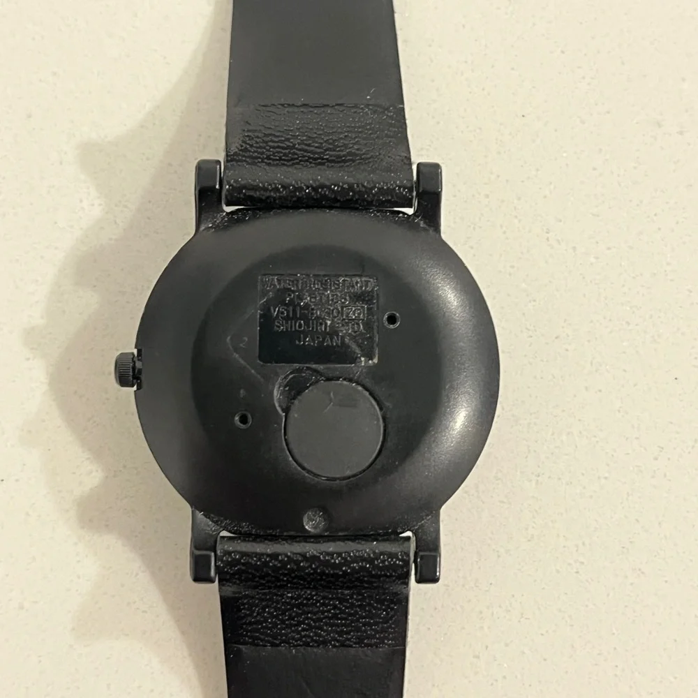 Vintage Disneyland 35th anniversary celebration watch black plastic